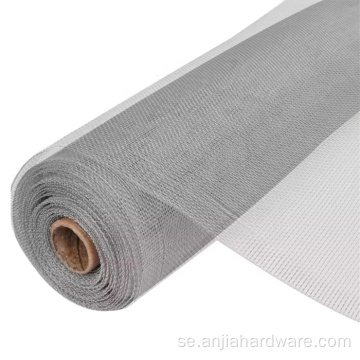 Silver Bright Washed Alloy Aluminium Window Roll Screen